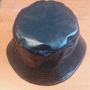 Leather Bucket Hat